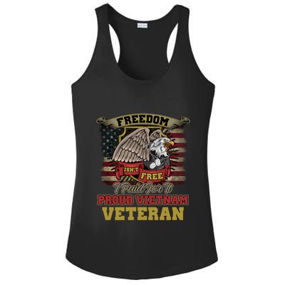 Freedom Isnt Free I Paid For It Gift Ladies PosiCharge Competitor Racerback Tank