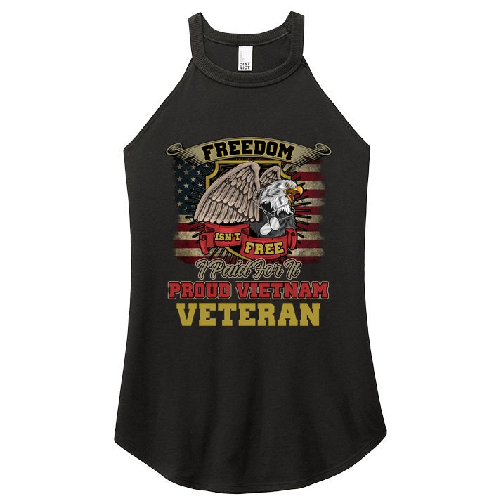 Freedom Isnt Free I Paid For It Gift Women's Perfect Tri Rocker Tank
