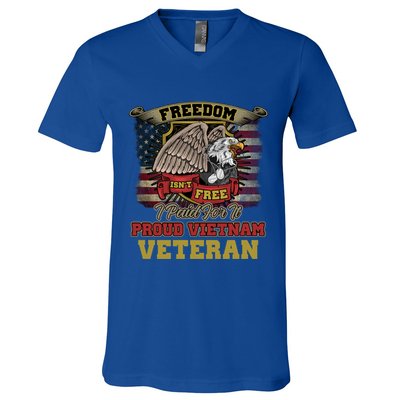 Freedom Isnt Free I Paid For It Gift V-Neck T-Shirt
