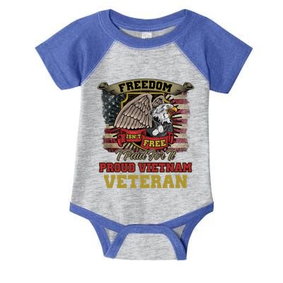 Freedom Isnt Free I Paid For It Gift Infant Baby Jersey Bodysuit