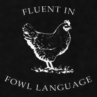Fluent In Fowl Language Funny Chicken Lovers Father’S Day Ladies PosiCharge Tri-Blend Wicking Tank
