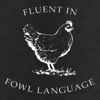 Fluent In Fowl Language Funny Chicken Lovers Father’S Day 25L Jumbo Tote