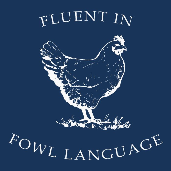 Fluent In Fowl Language Funny Chicken Lovers Father’S Day Infant Baby Jersey Bodysuit