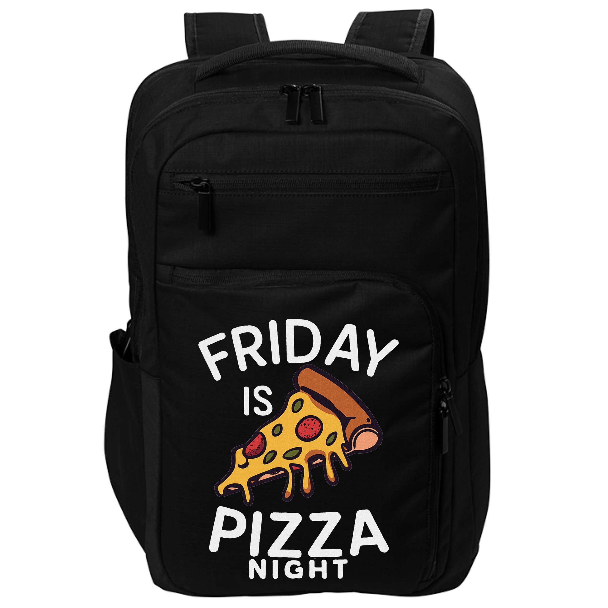 Funny Italian Food Pizza Lover Impact Tech Backpack