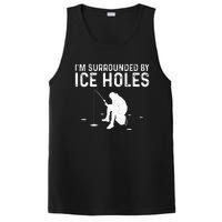 Funny Ice Fishing Gift For  Snow Holes Fisher PosiCharge Competitor Tank