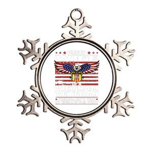 Freedom IsnT Free Proud Wife Of Vietnam Veteran Spouse Gift Metallic Star Ornament