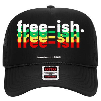 Free Ish High Crown Mesh Back Trucker Hat