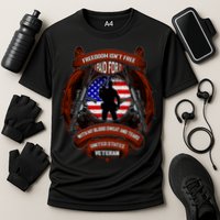 Freedom Isn't Free I Paid For It United States Veteran Cooling Performance Crew T-Shirt