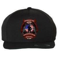 Freedom Isn't Free I Paid For It United States Veteran Wool Snapback Cap