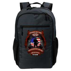 Freedom Isn't Free I Paid For It United States Veteran Daily Commute Backpack