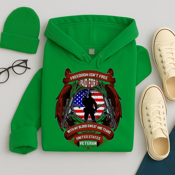 Freedom Isn't Free I Paid For It United States Veteran Hoodie