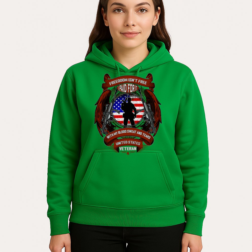 Freedom Isn't Free I Paid For It United States Veteran Hoodie