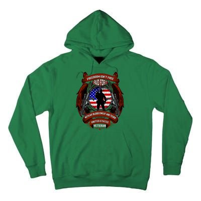 Freedom Isn't Free I Paid For It United States Veteran Tall Hoodie