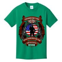 Freedom Isn't Free I Paid For It United States Veteran Kids T-Shirt