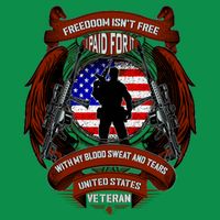 Freedom Isn't Free I Paid For It United States Veteran Kids T-Shirt