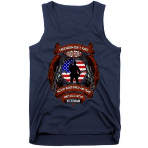 Freedom Isn't Free I Paid For It United States Veteran Tank Top