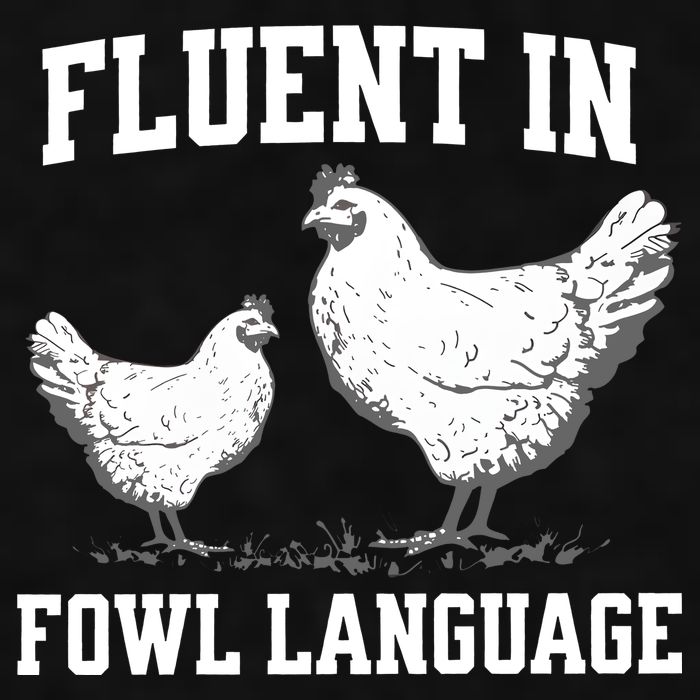 Fluent In Fowl Language Funny Chicken Owner Farm Ladies PosiCharge Tri-Blend Wicking Tank