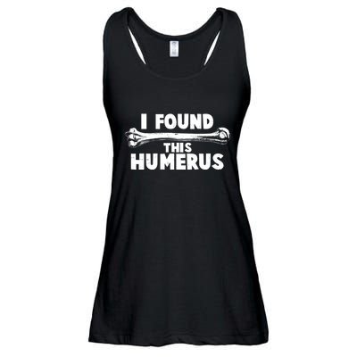 Funny I Found This Humerus Ladies Essential Flowy Tank