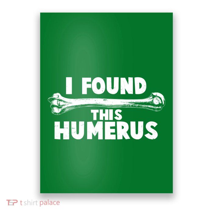Funny I Found This Humerus Poster