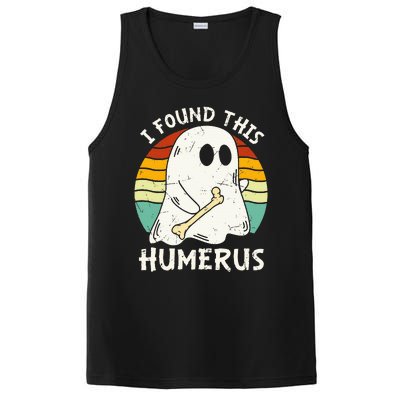 Funny I Found This Humerus Boo Ghost Halloween Costume PosiCharge Competitor Tank