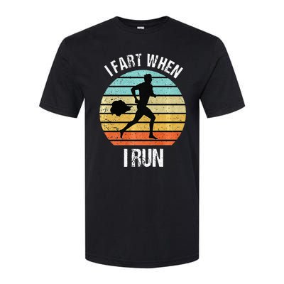 Funny I Fart When I Run Funny Running Softstyle® CVC T-Shirt