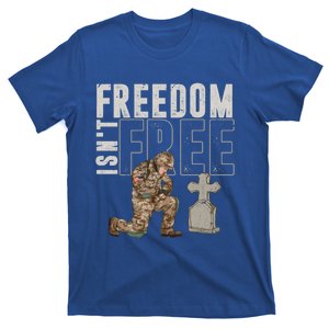 Freedom Isnt Free Proud American Usa Soldier Memorial Day Funny Gift T-Shirt