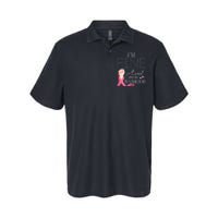 Funny I'm Fine Breast Cancer Warrior Pink Breast Cancer Softstyle Adult Sport Polo