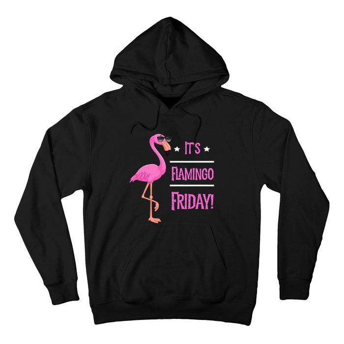 Flamingo It’S Flamingo Friday Birds Wearing Glasses Hoodie