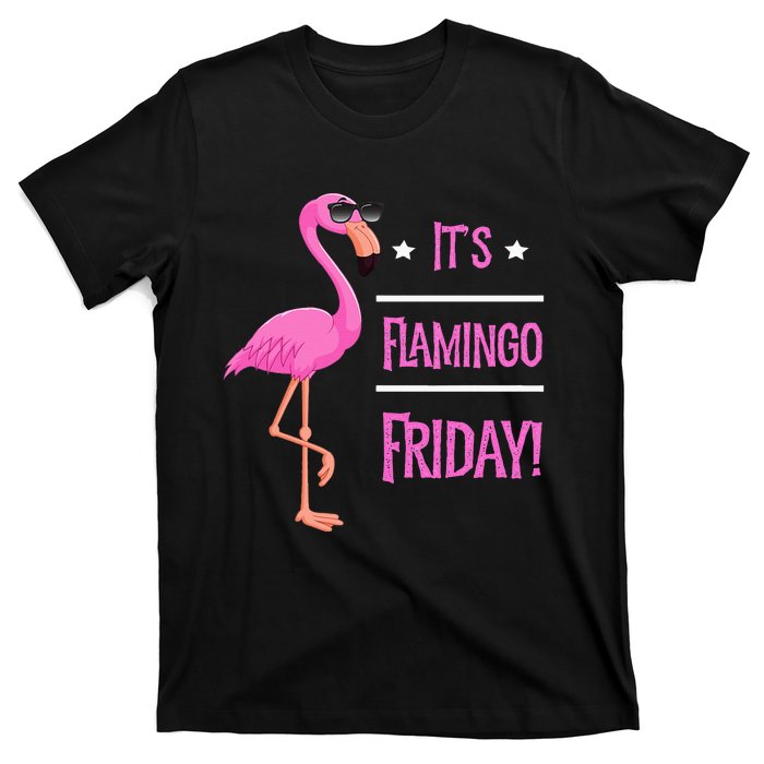 Flamingo It’S Flamingo Friday Birds Wearing Glasses T-Shirt