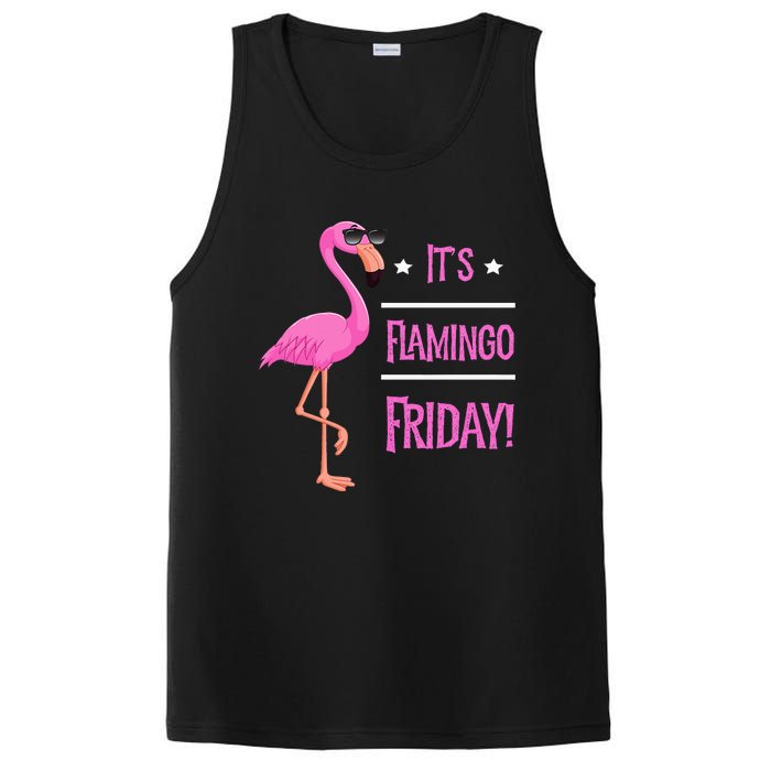 Flamingo It’S Flamingo Friday Birds Wearing Glasses PosiCharge Competitor Tank