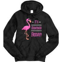 Flamingo It’S Flamingo Friday Birds Wearing Glasses Tie Dye Hoodie