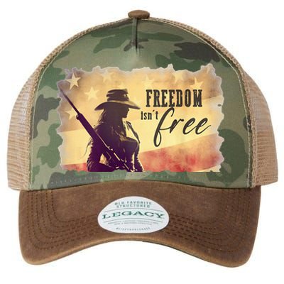 Freedom Isnt Free Legacy Tie Dye Trucker Hat