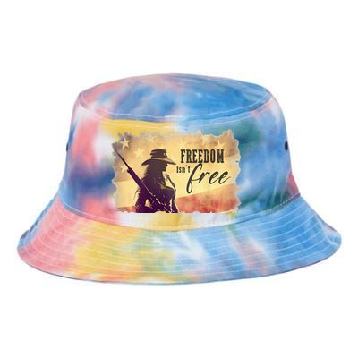 Freedom Isnt Free Tie Dye Newport Bucket Hat