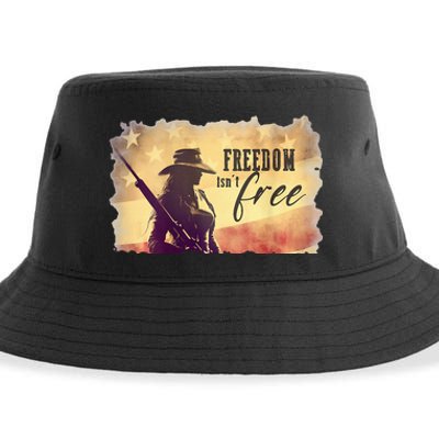 Freedom Isnt Free Sustainable Bucket Hat