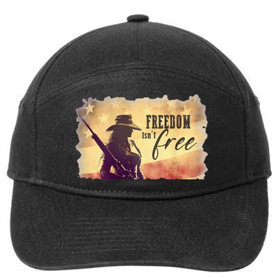 Freedom Isnt Free 7-Panel Snapback Hat