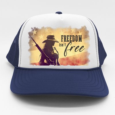 Freedom Isnt Free Trucker Hat