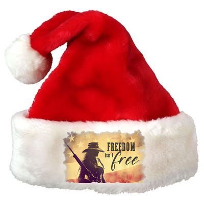 Freedom Isnt Free Premium Christmas Santa Hat