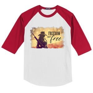 Freedom Isnt Free Kids Colorblock Raglan Jersey