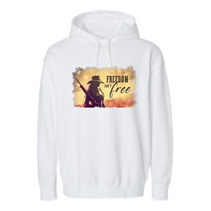 Freedom Isnt Free Garment-Dyed Fleece Hoodie