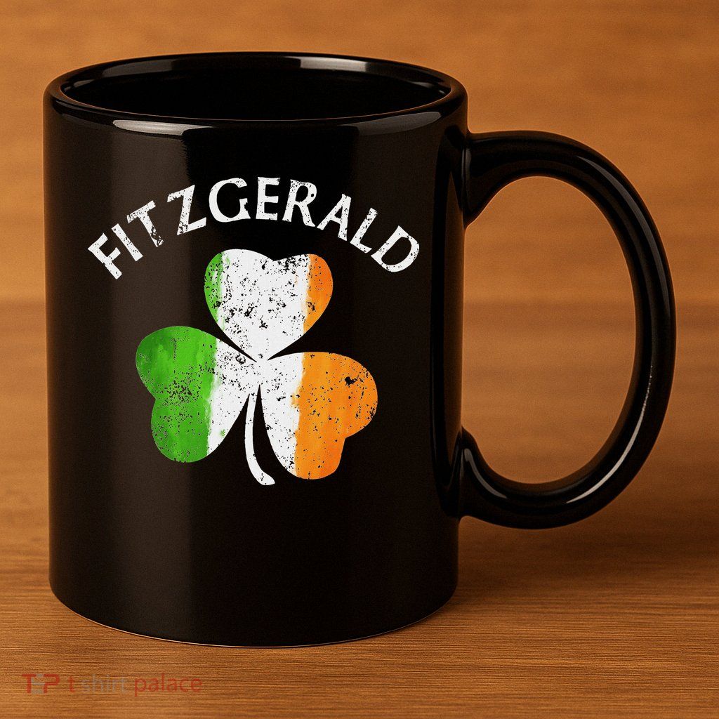 Fitzgerald Irish Family Name 11oz C Handle Ceramic Mug