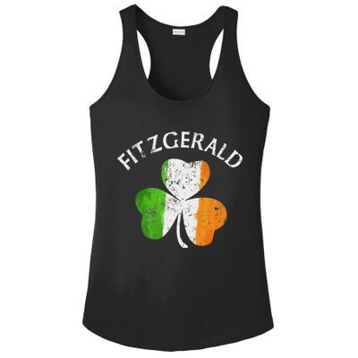 Fitzgerald Irish Family Name Ladies PosiCharge Competitor Racerback Tank