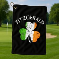 Fitzgerald Irish Family Name Golf Towel