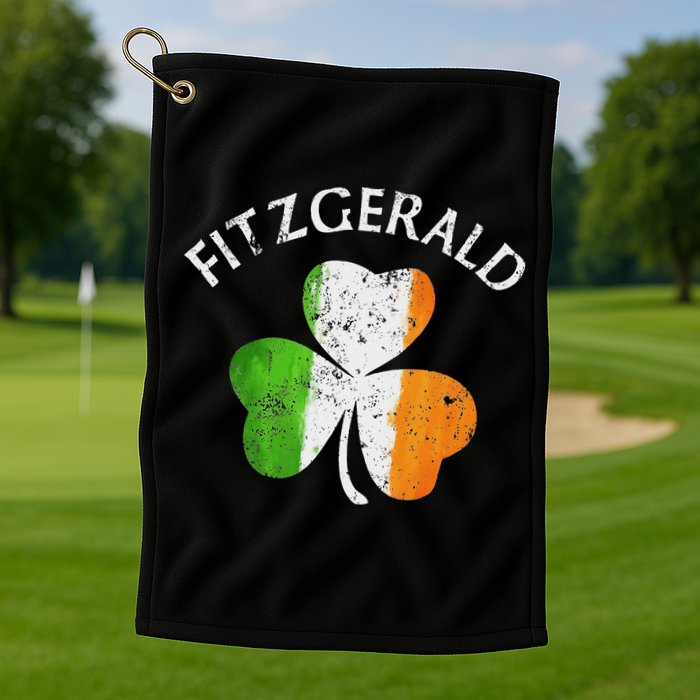Fitzgerald Irish Family Name Golf Towel