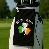 Fitzgerald Irish Family Name Golf Towel