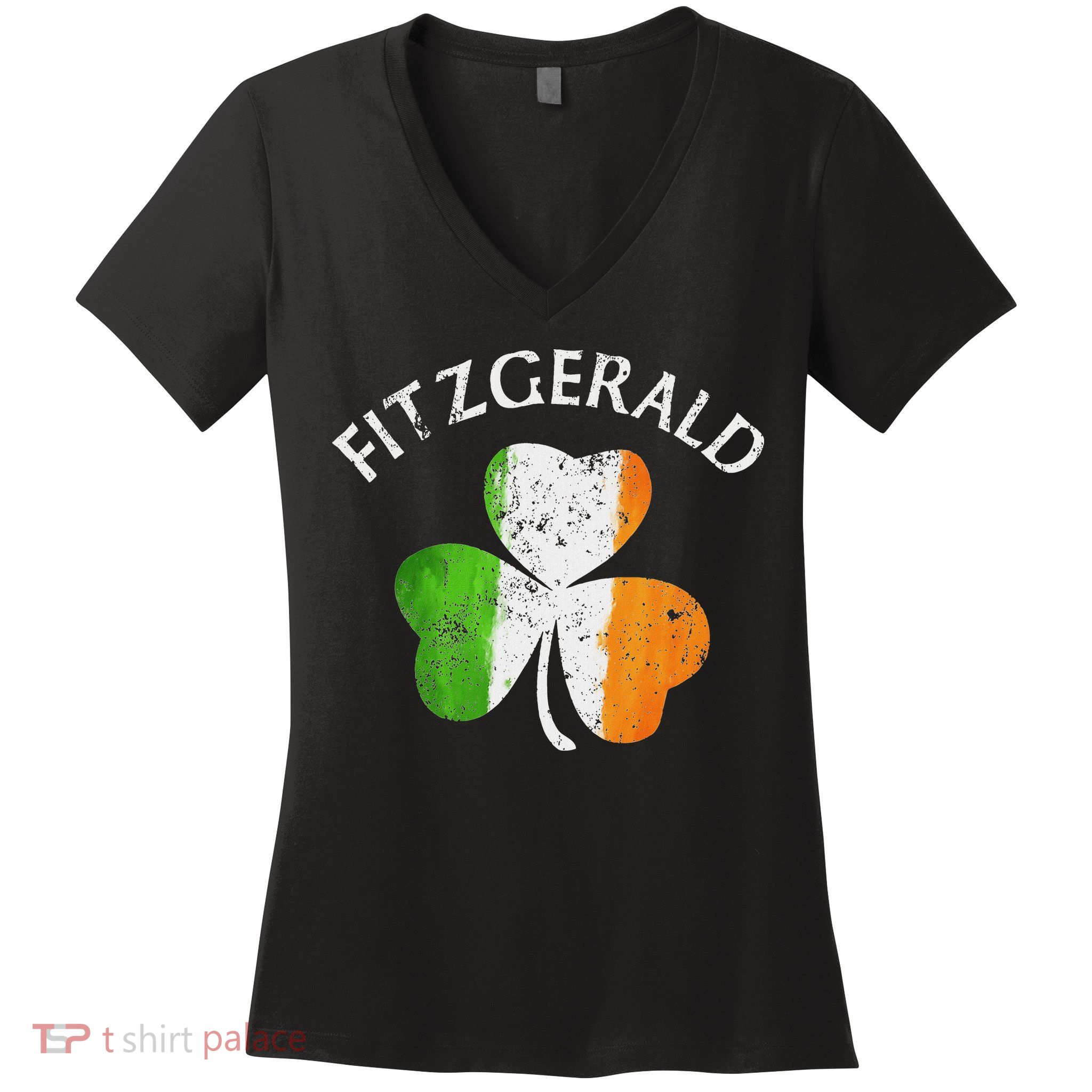 Fitzgerald Irish Family Name Women's V-Neck T-Shirt