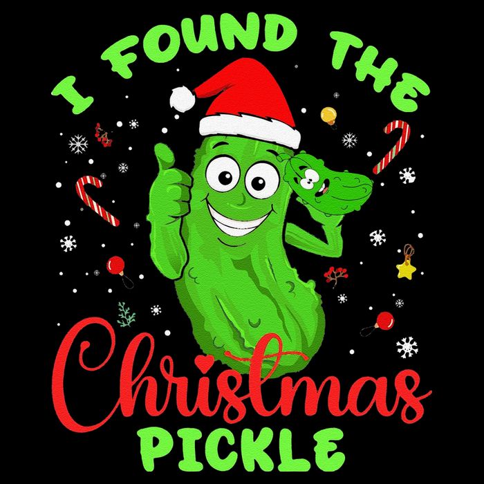 Funny I Found The Christmas Pickle Funny Xmas Party Gift Cooling Performance Crew T-Shirt