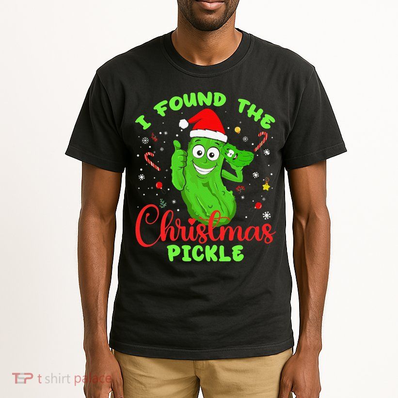 Funny I Found The Christmas Pickle Funny Xmas Party Gift Tall T-Shirt