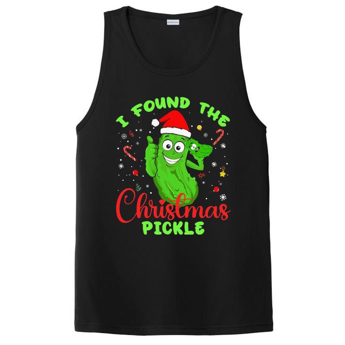 Funny I Found The Christmas Pickle Funny Xmas Party Gift PosiCharge Competitor Tank