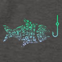 Fishing Icon For Fisherman Fish Hook Fishing Vector Backpack