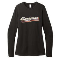 Funny I Fix Things & Handyman Womens CVC Long Sleeve Shirt